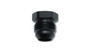 Vibrant 10442 AN Flare Hex Head Plug, -6AN Black Anodized