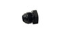 Vibrant 10445 AN Flare Hex Head Plug, -12AN Black Anodized