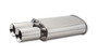 Vibrant 1047 StreetPower Oval Muffler w/ Dual 3.5" Round Tips (3" inlet)