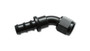 Vibrant 22408 Push-On 45 Degree Hose End Elbow Fitting -8AN Black