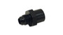 Vibrant 16786 Male AN to Female Metric Adapter -6AN x M16 x 1.5 Black Anodized