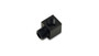 Vibrant 10825 Female NPT to Male NPT Tight 90 Deg Adapter, 1/8" NPT Black Anodized