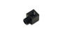 Vibrant 10825 Female NPT to Male NPT Tight 90 Deg Adapter, 1/8" NPT Black Anodized