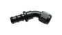 Vibrant 22604 Push-On 60 Degree Hose End Elbow Fitting -4AN Black