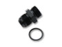 Vibrant 16817 Male AN Flare to Male ORB Adapter -3AN x -3 ORB Black Anodized