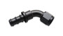 Vibrant 22610 Push-On 60 Degree Hose End Elbow Fitting -10AN Black