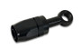 Vibrant 24105 Banjo Hose End Fitting -10AN Use with M16 or 5/8" Banjo Bolt Black Anodized
