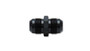 Vibrant Performance 10232 -6AN x -6AN Black Anodized Union Adapter Fitting