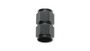 Vibrant 10702 Female Straight Union Adapter, -6AN Black Anodized