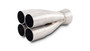 Vibrant 10300 4-1 Merge Collector 1.50" Inlet I.D. Merge 2.00" Outlet 2.50" 304 Stainless