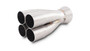 Vibrant 10304 4-1 Merge Collector 1.625" Inlet I.D. Merge 2.25" Outlet 3.00" 304 Stainless