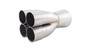 Vibrant 10325 4-1 Merge Collector 2.50" Inlet I.D. Merge 4.00" Outlet 4.50" 304 Stainless