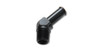 Vibrant 11224 Male NPT to Hose Barb 45 Degree Adapter 3/4" NPT x 3/4" Barb Black Anodized 6061 Aluminum