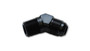 Vibrant Performance 10297 -10AN x 1/2 NPT 45 Degree Black Anodized Adapter