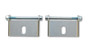 Vibrant 12827 Intercooler Brackets for Part #12800 304 Stainless Steel
