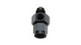 Vibrant 16486 Female to Male AN Flare Union Adapter -6AN with 1/8" NPT Black
