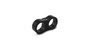 Vibrant 20624 Aluminum Line Separator - 0.9375" Hole Black
