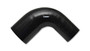 Vibrant 2782 90 Degree 4-Ply Silicone Reducer Elbow 3" x 2.5" Black