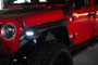 DV8 Offroad FDGL-07 Slim Fender Flares for 2020-2021 Jeep Gladiator - Micro-Texture Powder-Coat