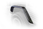 DV8 Offroad FENDB-02 Fender Flare for 2007-2018 Jeep Wrangler, Wrangler JK - Gloss Black