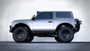 DV8 Offroad SRBR-05 OE Plus Side Steps for 2021-2023 Ford Bronco - 3,4, And 5Mm Steel Plate. 2Mm Steel Tube