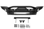 DV8 Offroad FBJL-07 FS-7 Mid-Width Winch Front Bumper for 2018-2021 Jeep Wrangler JL, Gladiator - Micro-Texture Powder-Coat