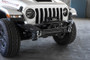 DV8 Offroad FBJL-07 FS-7 Mid-Width Winch Front Bumper for 2018-2021 Jeep Wrangler JL, Gladiator - Micro-Texture Powder-Coat