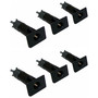 Crown Automotive 5FB63RXAK Cinder Dark Gray Door Pin Insert Kit 2-Pack (Full Vehicle Set, 6 Inserts) for 1987-2006 Jeep YJ & TJ Wrangler Half Doors