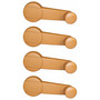 Crown Automotive 83505122 Tan Window Crank Handle 4-Pack (Full Vehicle Set, All Four Windows) for 1984-1996 Jeep XJ Cherokee, 1986-1992 MJ Comanche, 1993-1996 ZJ Grand Cherokee