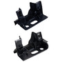 Crown Automotive 55395708AE & 55395709AE Left + Right Upper B-Pillar Seal Pair for 2007-2018 Jeep JK Wrangler Unlimited (4-Door Only), Black