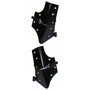 Crown Automotive 55075703AH Left Windshield Hinge - Fits 1997-2006 Jeep TJ Wrangler (Black Primed)