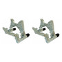 Crown Automotive 68003775AA Rear Disc Brake Caliper Bracket 2-Pack (L+R Full Rear Set) for 2007-2018 Jeep JK Wrangler & 2008-2012 KK Liberty - Boots Included