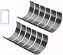 Enginetech BB626J.25 .25mm Undersize Rod Bearing Set for 1982-1995 Ford Lincoln Mercury 3.8L V6 - Complete Connecting Rod Bearing Set