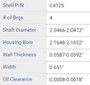 Tri-Metal Rod Bearings for various Subaru 2.0/2.2/2.5L Turbo | Standard