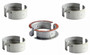 Enginetech BC140J.010 0.010 Undersize Main Bearing Set for 1959-1966 Buick 6.6L/7.0L 401-425ci V8 - Complete OEM-Spec Main Bearing Set