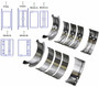 Enginetech BC102JSTD Standard Main Bearing Set for 1982-2004 Chevy GMC AM Hummer 6.2L/6.5L 379-395ci V8 - Complete OEM-Spec Main Bearing Set
