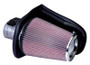 K&N 57-2545 57 Series FIPK Performance Air Intake System for 2003-2004 Ford Mustang - Red Cotton Gauze Filter, Gen II