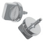 RT Off-Road RT26028 Chrome Interior Windshield Knobs for 1976-1986 Jeep CJ-5, CJ-7, CJ-8