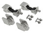 RT Off-Road RT26044 Stainless Steel Hood Catch Kit for 1997-2006 Jeep TJ Wrangler, Includes 2 Hood Catches, 2 Brackets, and Hardware