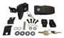 RT Off-Road RT26057 Black Steel Locking Hood Catch Kit for 2007-2018 Jeep JK Wrangler, Set of 2
