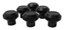 RT Off-Road RT27002 Black Dash Control Knob Set for 1976-1986 Jeep CJ-5, CJ-7, CJ-8, Set of 6