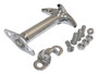 RT Off-Road RT26005 Stainless Steel Hood Catch Kit for Jeep 1941-1945 MB, 1945-1986 CJ-2A, CJ-3A, CJ-3B, CJ-5, CJ-6, CJ-7, CJ-8