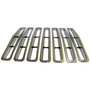 RT Off-Road RT26030 Grille Insert Set Front - Fits 1987-1995 Jeep YJ Wrangler
