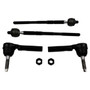 RT Off-Road TRK5 Left & Right Tie Rod End Kit for 2007-2017 Jeep MK Compass, Patriot and 2005-2008 RS Minivan & PM Caliber