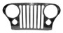 RT Off-Road RT34086 Stainless Steel Grille Overlay for 1976-1986 Jeep CJ-5, CJ-7, & CJ-8