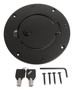 RT Off-Road RT26082 Black Locking Fuel Door for 1997-2006 Jeep TJ Wrangler
