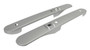RT Off-Road RT27036 Interior Door Accent Set for 2007-2010 Jeep JK Wrangler w/ Power Windows, Set of 2, Plastic, Brushed Silver Finish