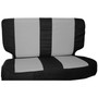 RT Off-Road SCP20121 Seat Cover Set Rear Left & Right - Fits 1997-2002 Jeep TJ Wrangler, Black & Gray