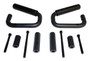 RT Off-Road RT27049 Black Powder Coated Steel Front Grab Handle Set for 07-18 Jeep JK Wrangler, Includes Mounting Hardware