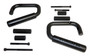 RT Off-Road RT27049 Black Powder Coated Steel Front Grab Handle Set for 07-18 Jeep JK Wrangler, Includes Mounting Hardware